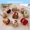 Fita Festiva Decorativa de Natal de Desenho Animado de Juta Perfeita Para Presentes de Crianças e Decoração de Feriados