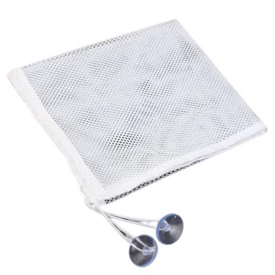 Bath Toy Organizer Hanging Mesh Large Capacity Storage Bag Portable Wear-resistant Toys Sack Shower Accessories with Lanyard Kid