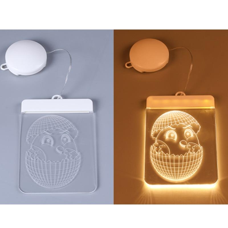 Festival LED Suction Cup Hangings Lamp Convenient Mounting Easter Lights Battery Operated LED Easter Light Adorment