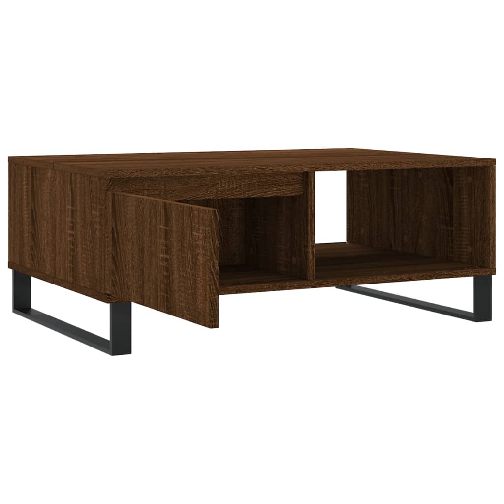 Vidaxl Stolik Kawowy, Brązowy Dąb, 90X60X35Cm, Materiał Drewnopochodny