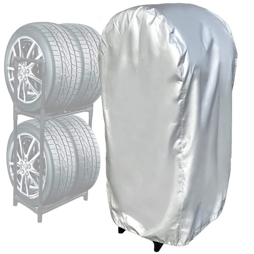 

Чехол для стеллажа для шин CREEKS Настоятельно рекомендуется от Совместим с AO UV для автомобильных шин 85см Ш x 73см Г x 170см В Чехол (420D, 5 лет долговечности,
