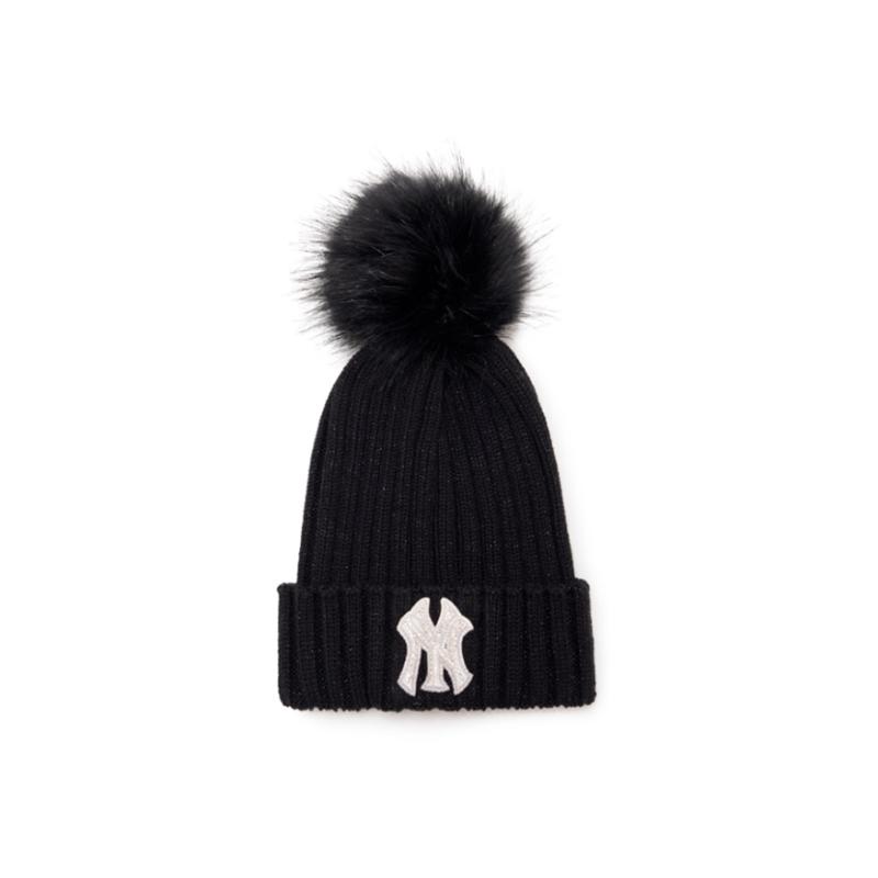 MLB Polyester Beanies Kids  Black Fashion 7FBNB2336-50BKS OS