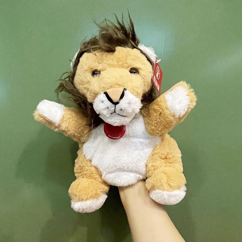 Open Crow Mouth Hand Doll Jungle Animal Children Storytelling Gloves Soothing