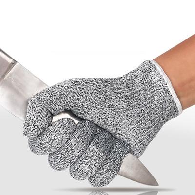 Hppe Level 5 Safety Anti Cut Gloves High-Strength Industry Kitchen Gardening