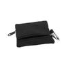 Small Men Coin Bag Multifunctional Zippered Nylon Wallet Transportation Card ID Card HolderBlack