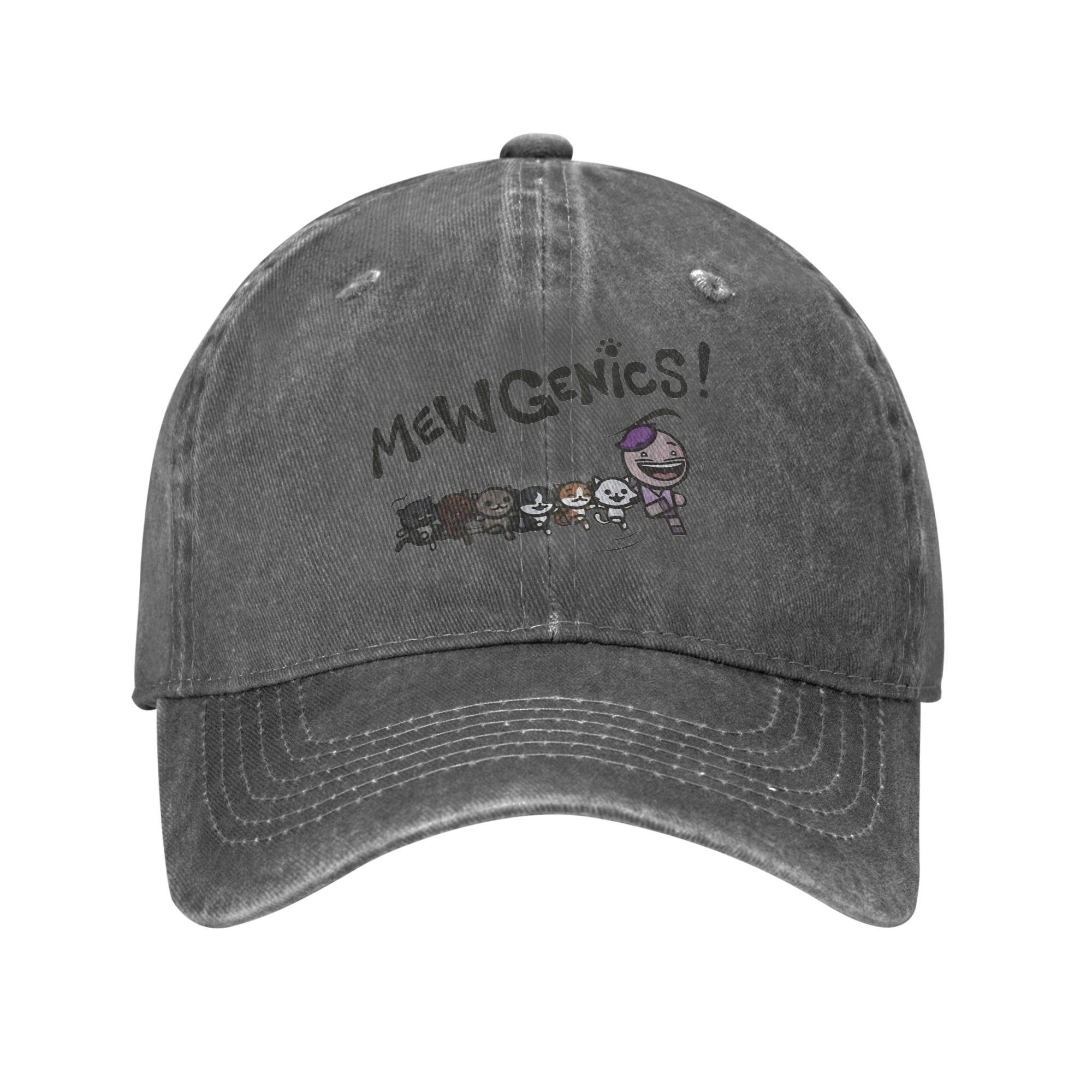 

Mewgenics Cat Parade Indie Gaming Baseball Caps Vintage Distressed Denim Sun Cap for Men Women Activities Gift Caps Hat One Size серый