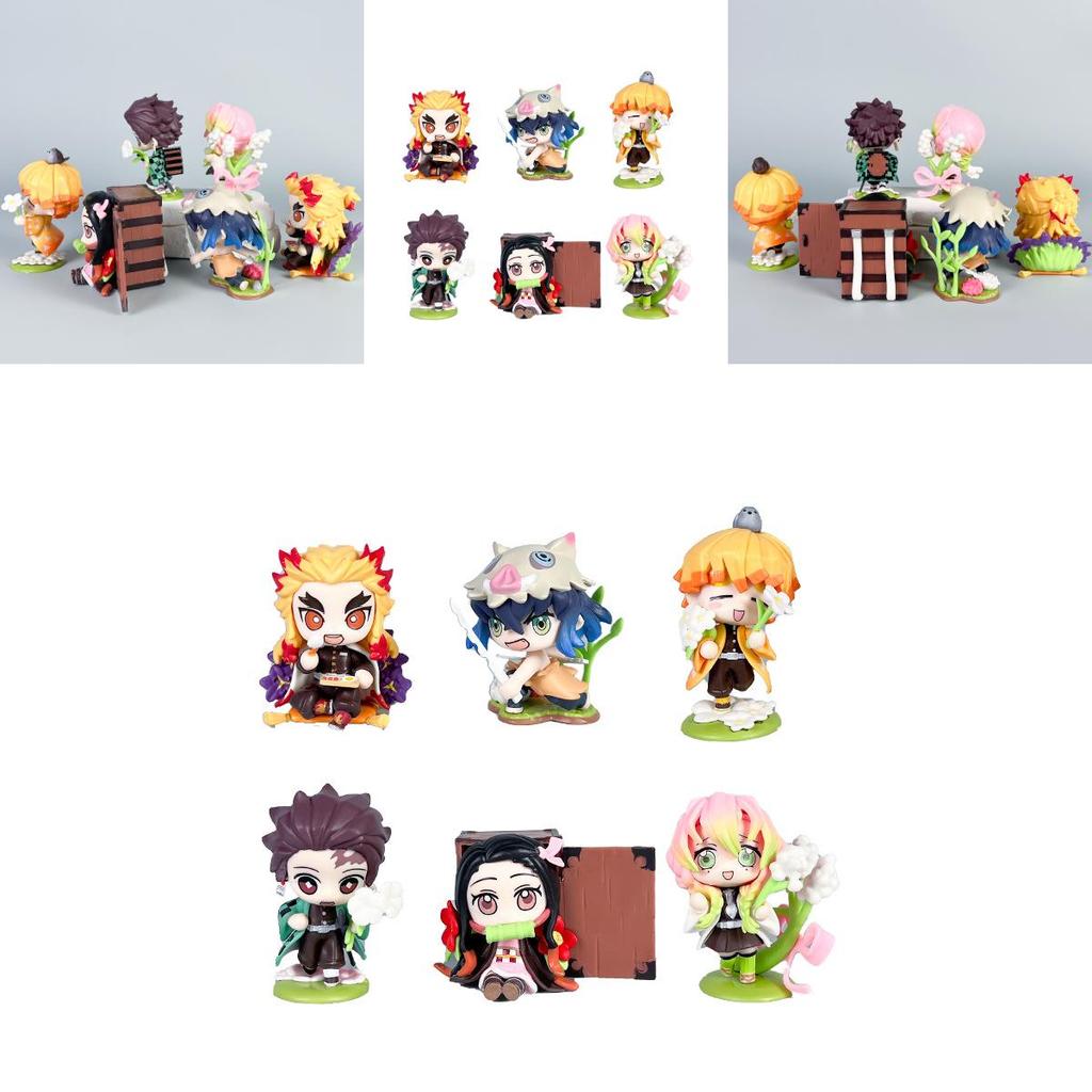 Demon Slayer Kimetsu No Yaiba Pvc Figures With Detailed Craftsmanship For Home And Office Decor