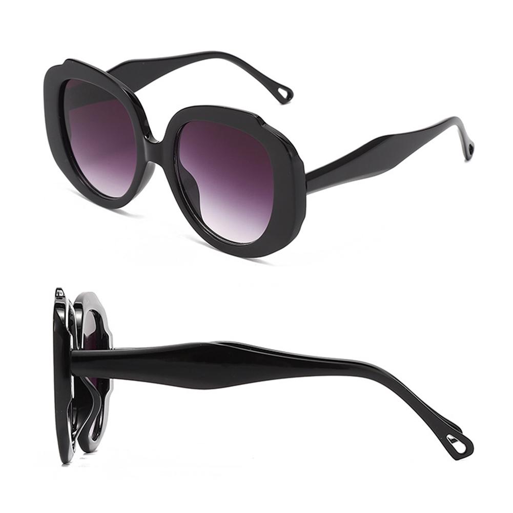 HD Modische Sonnenbrille Großes Gestell Farbverlauf UV-Schutz Sonnenbrille Für Autofahren Und Radfahren