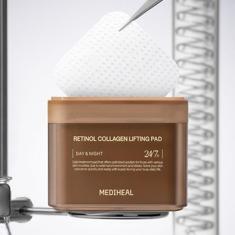 Mediheal Retinol Collagen Firming Pad 180ml (100 Pads), Korean
