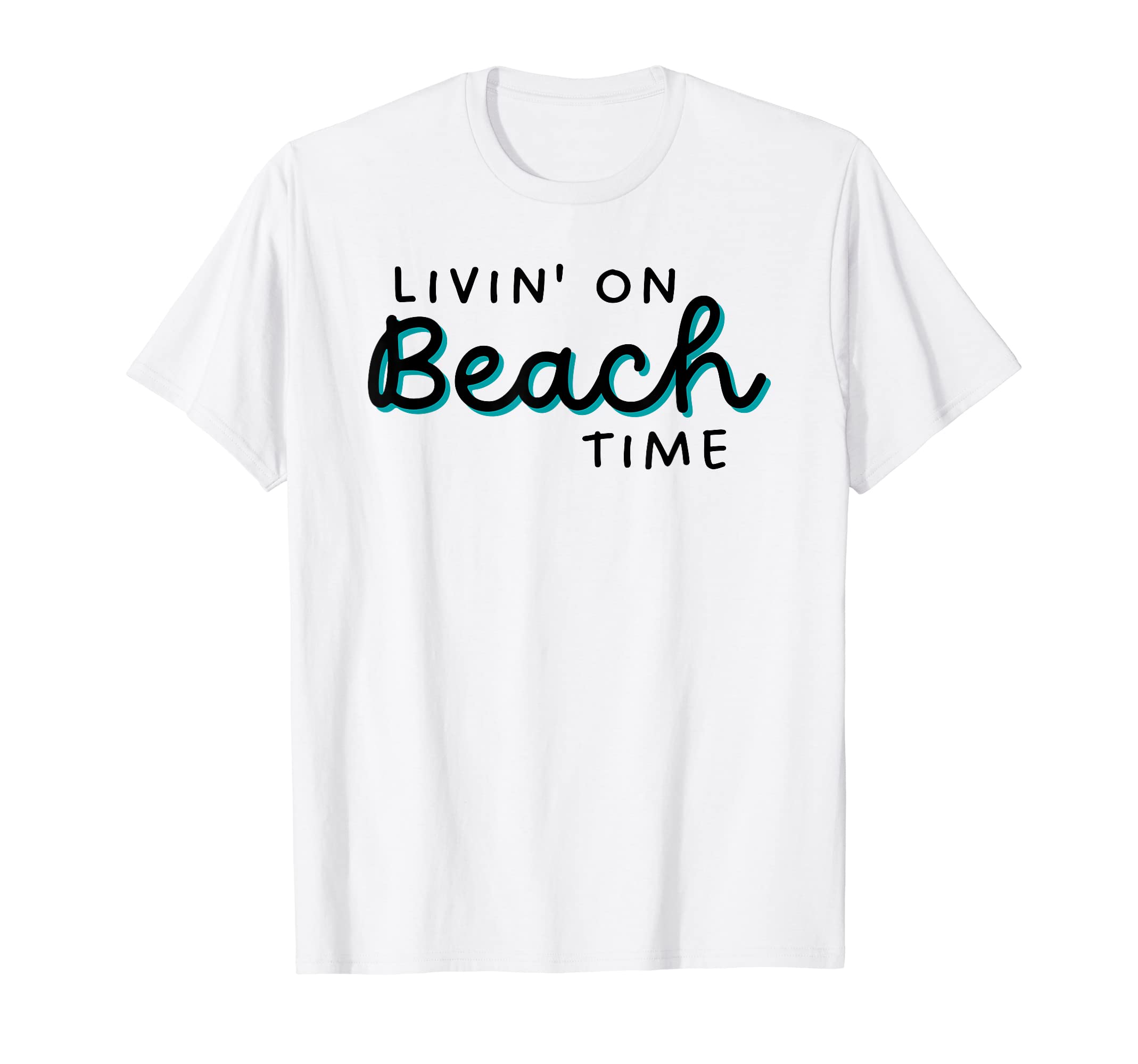 

Cute Summer Sweetheart on Beach Beach Apparel Living Time T-Shirt білий