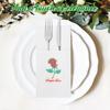 100Pc Linen Feel Paper Napkins Elegant Paper Napkins Multipurpose Safe Linen Feel Napkin for Wedding Silverware Party Restaurant