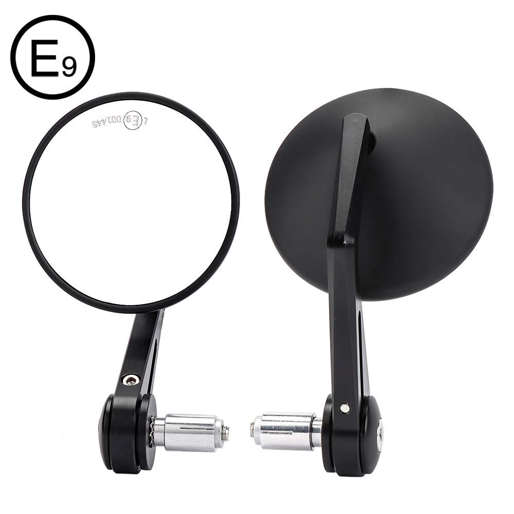 

Мотоциклетные зеркала, круглое торцевое зеркало Cafe Racer для Yamaha mt09 mt07, для Vespa z900rs, для Bmw r1200gs F800GS, для SUZUKI Bar End Mirror