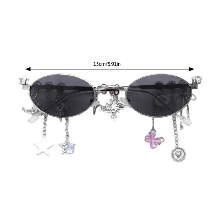 Popular Plain Glasses for Eye Fatigue Reduce with Oval Frame 2000s Cool Eyewears