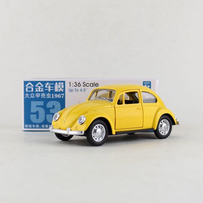 Car Model Alloy Vintage Beetle Kids Toy With Inertia Control For Playtime
