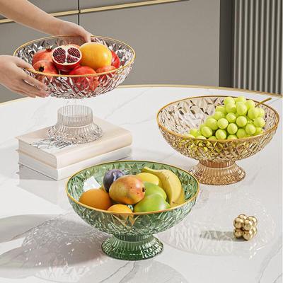 Fruit Bowl with Drainer Vegetable Strainer Basket Durable Round Decorative Multipurpose Container Large for Table Centerpiece