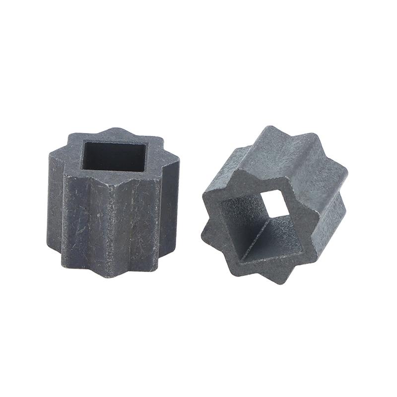 2Pcs Pneumatic Head Adapter Sleeve Actuator Connecting Sleeve Inner Square Outer Octagonal Sleeve Ball Valve Reducer Sleeves
