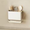 Wall Mounted Chopstick Organizers Rack Kitchen Utensil Drain Storage Rack Sink Utensils Container Countertop Storage Rack