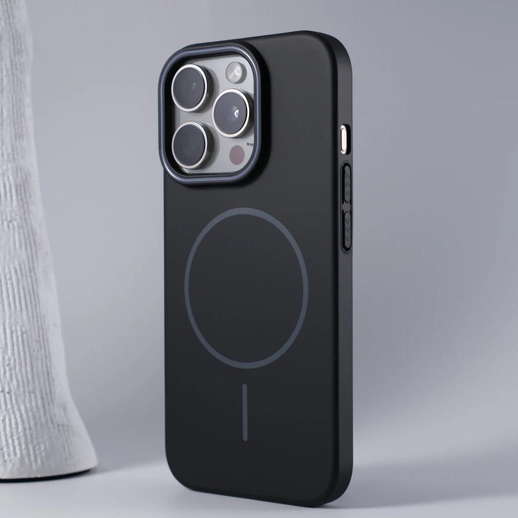 Ultra tenký tvrdý PC Magsafe kryt pro iPhone 16 15 14 Plus 11 12 13 16 15 pro Max Luxusní nárazuvzdorný magnetický kryt pro bezdrátové nabíjení