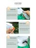 3L White Flower Pot Tray with Sprayer for Balcony Gardening and Disinfection