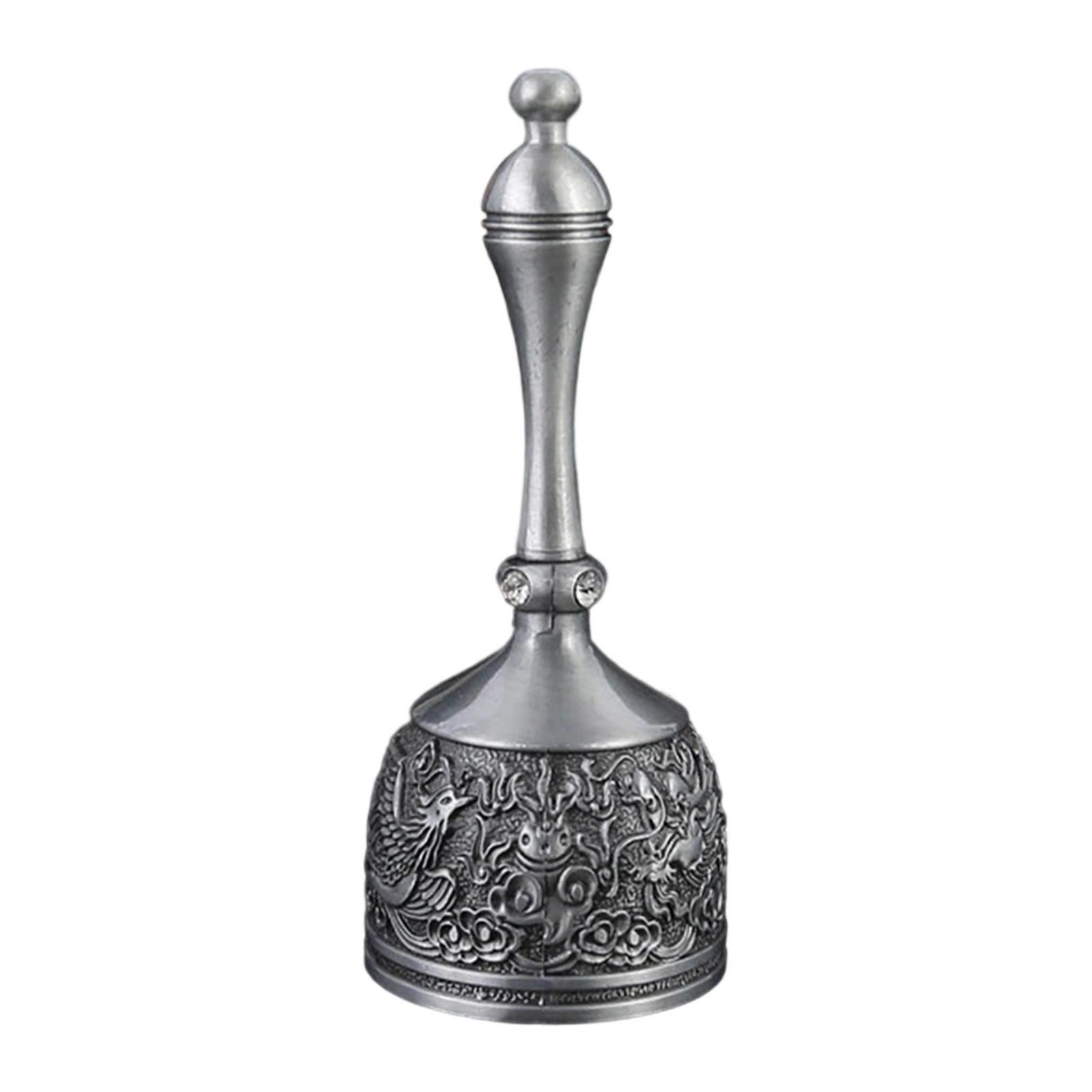 

Hand Cranked Bell Restaurant Food Delivery Bell Multipurpose Party Supplies Artwork Modern Loud Bells for Party