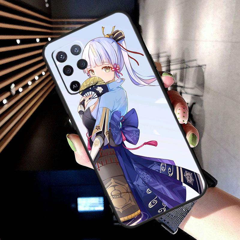 Genshin Impact Kamisato Ayaka Case For Oppo A17 A57 A77 A76 A16 A96 A18 A60 A80 A40 A38 A58 A78 A98 A94 A74 A54 A15 A5 Pro