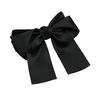 Women Fashion Korean Satin Ribbon Bowknot Hair Clips Barrette Ponytail Holder