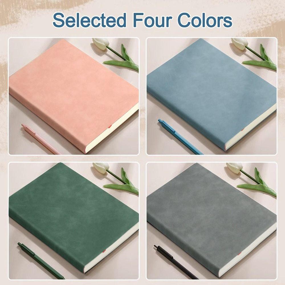 Leather Surface A5 Notebook Large Size Student Planner Notebook New Educational Notebook