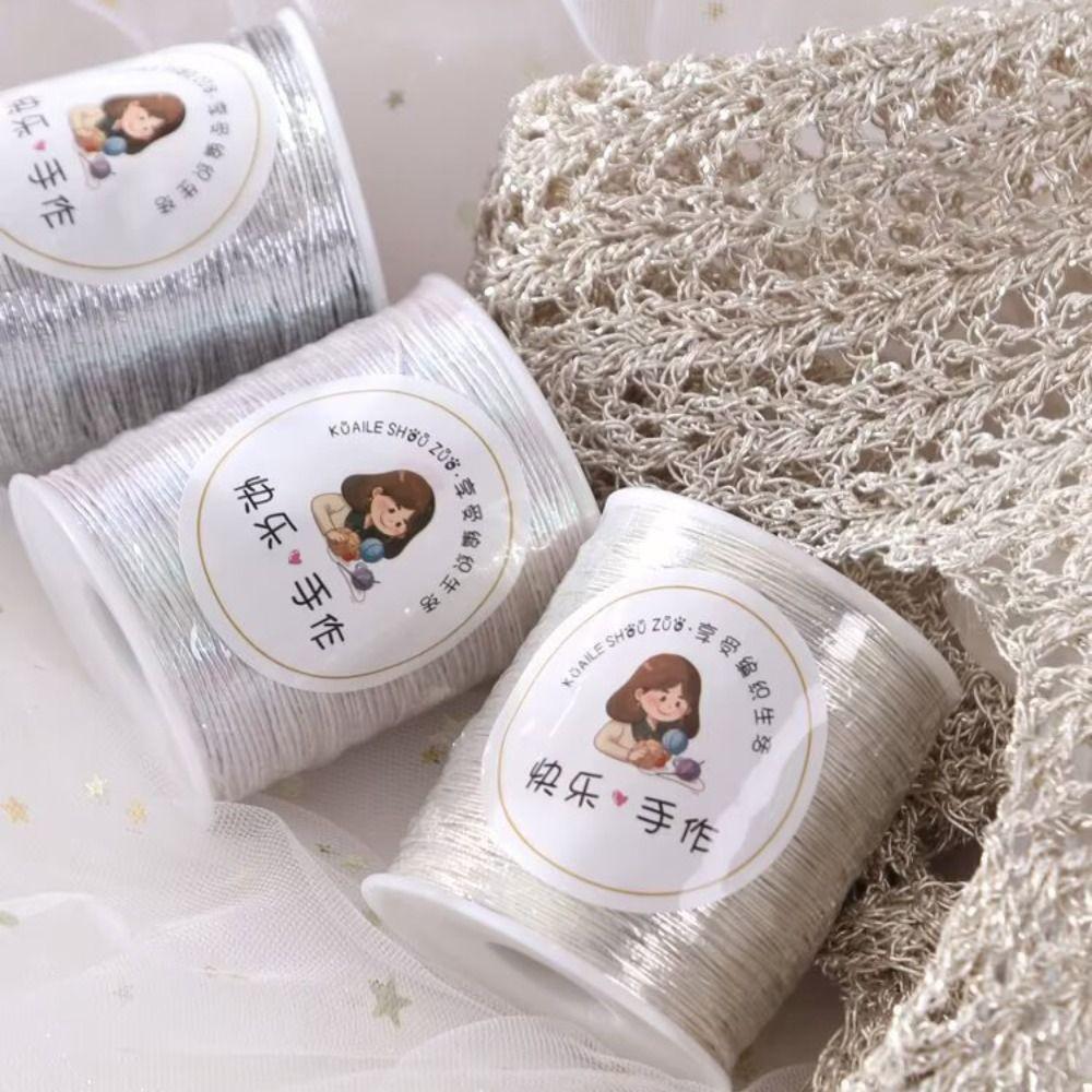 150m Glitter Yarn 1mm Thickness Crochet Yarn Premium Quality Sparkling Yarn  Bags and Hats