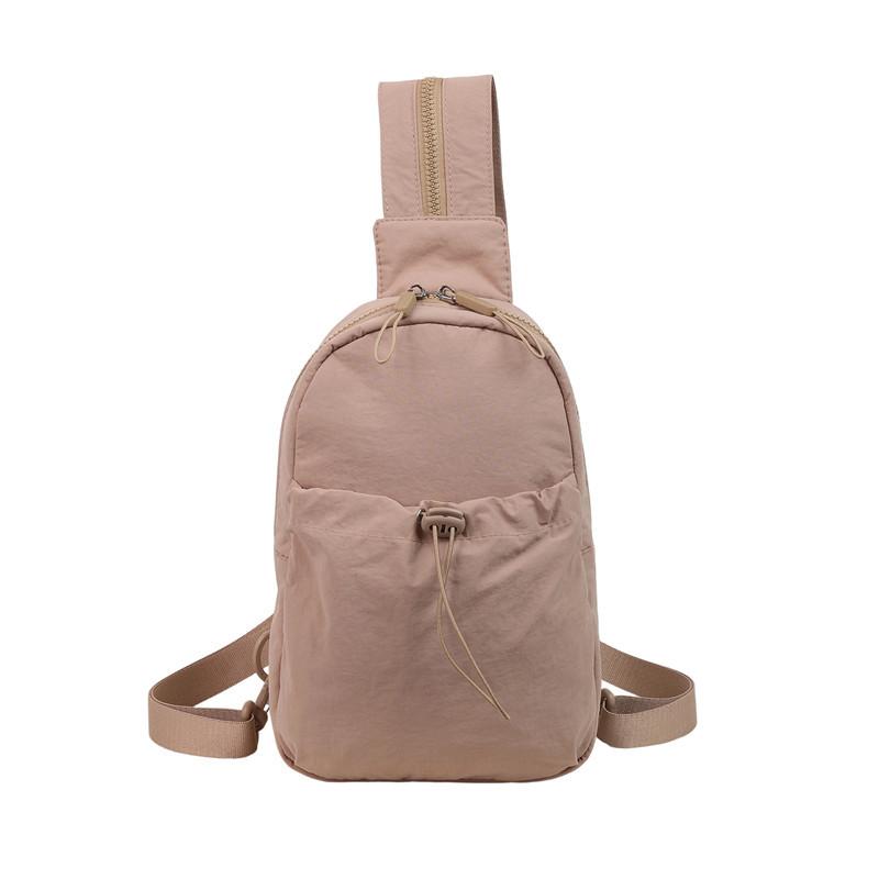 

2025 new casual and lightweight small bag women s Korean drawstring crossbody mobile phone bag simple shoulder sports small square bag хакі