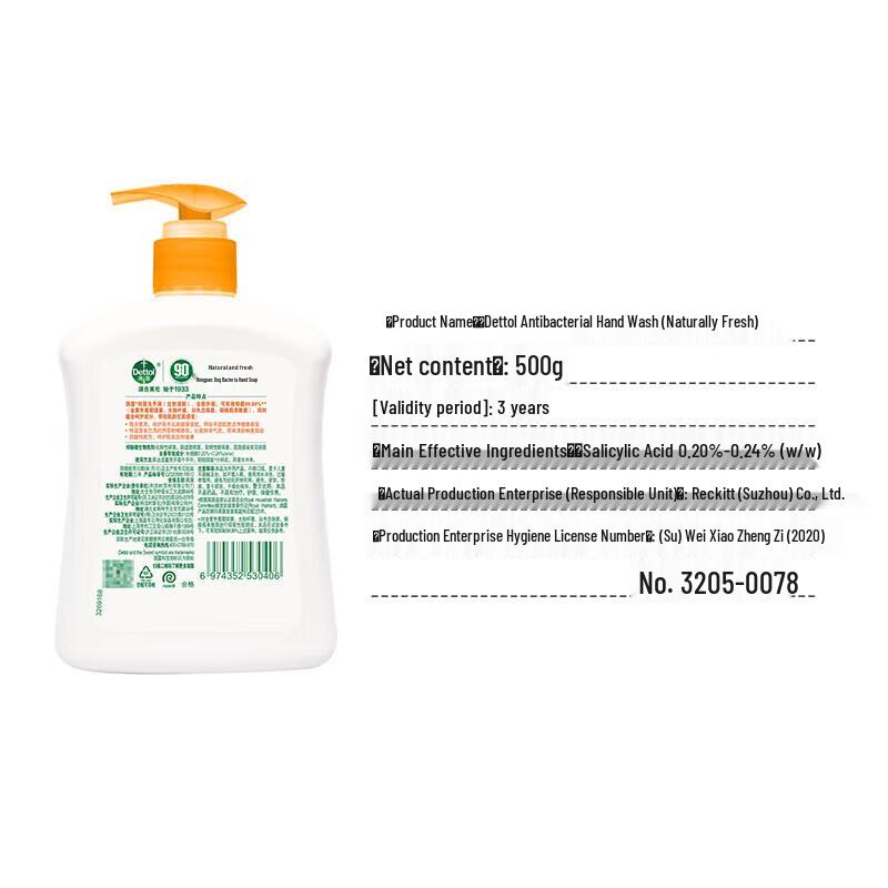 Dettol Antibacterial Hand Wash (Fresh Scent, Twin Pack)