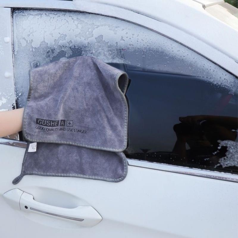 Thickened Car Wash Microfiber Towel High Water Absorption Fast Drying Cloths Rag Auto Care Detailing Towel Car Cleaning Tools