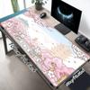 1 Stück Kirschblütenfest Japan Gaming-Mauspad Tastatur Schreibtischmatte Rutschfeste Gummikante Wasserdichtes Computer-Mauspad für Büro Heimdekoration Y127