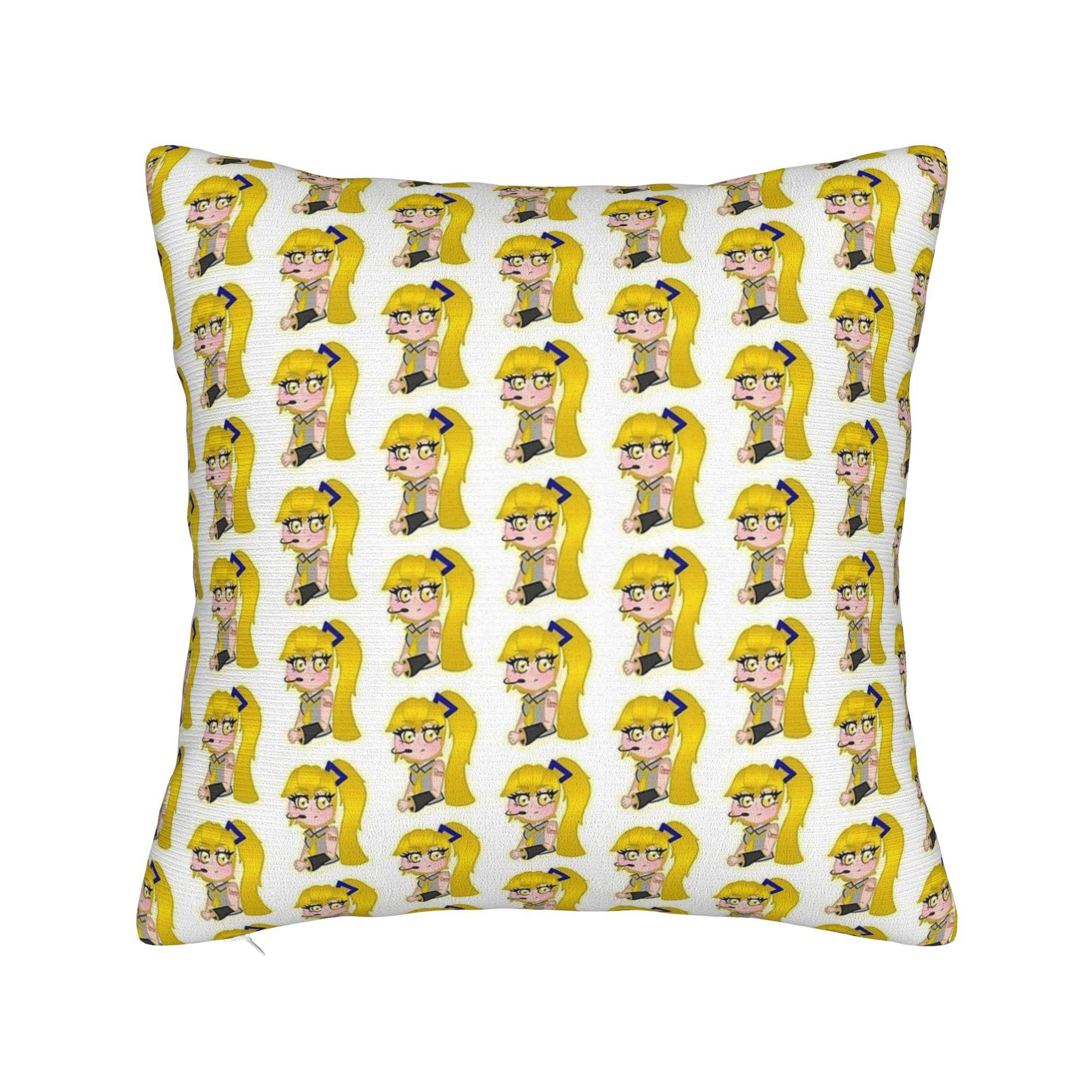 

Pearto Poteto Anime Kasane Teto Virtual Singer Pillow Case Cushion Cover Soft Pillow Cover Pillowcases For Sofa Home Decoration 30x30cm 12x12in