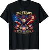 250 Years American 1776 2026 250th 4th July Independence Day Unisex T-Shirt