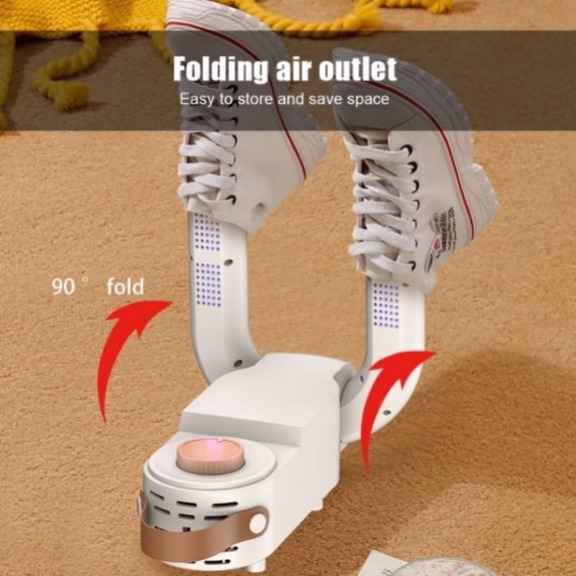 Máquina de secar sapatos elétrica inteligente dobrável secador rápido aquecedor desodorizador desumidificador secador dispositivo 220V