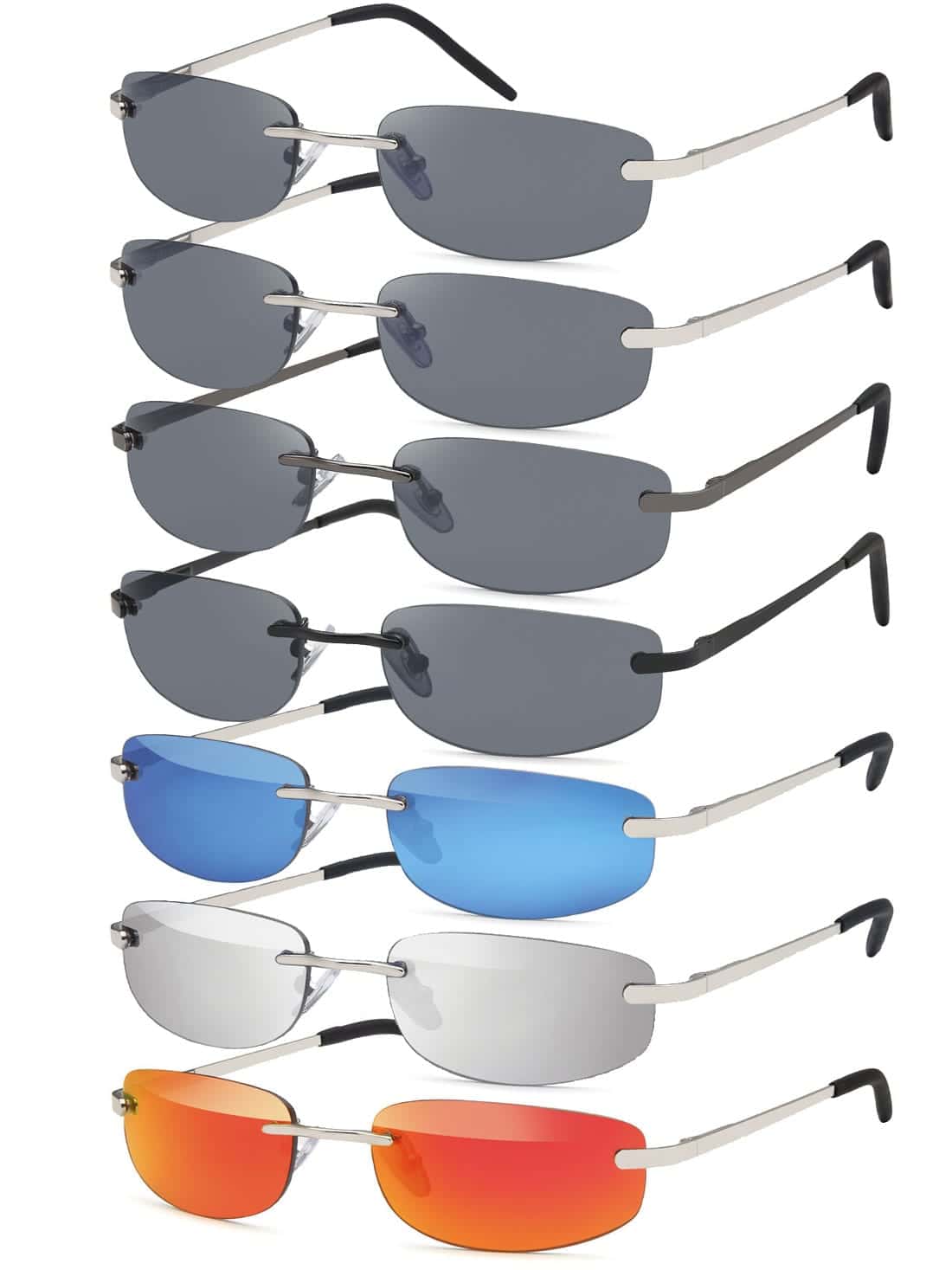 Occhiali da sole eleganti da uomo One Size blu