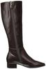 Randa Women's Square Toe Long Rain Boots, Brown, Size 22.5 Cm, Suitable for All Weather Conditions