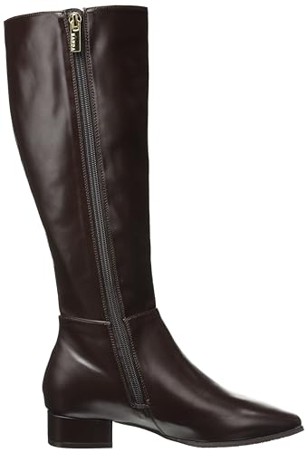 Randa Women's Square Toe Long Rain Boots, Brown, Size 22.5 Cm, Suitable for All Weather Conditions