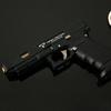 1:3 Modello Pistola G34 in Lega Semimetallica Smontabile Mini Pistola Giocattolo Portachiavi Ciondolo per Borsa Artigianato per Bambini e Adulti