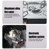 Double Burner Gas Stove Portable Camping Cassette Furnace Kitchen Double Stove Cooktop Outdoor Camping Picnic Cooker Accessories