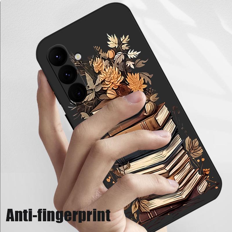Book Print Case For Samsung Galaxy S24 S25 FE S26 S25 S23 S22 Ultra A17 A56 A16 A55 A25 A15 A36 A54 5G Lanyard Soft Cover