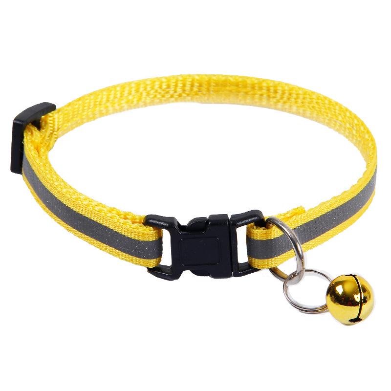 Reflective Cat & Dog Collar with Luminous Bell