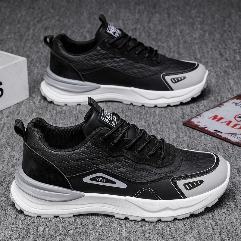 Summer Men's Shoes New Breathable Sports Shoes Men's Trend Versatile Platform Casual Running Trendy Shoes