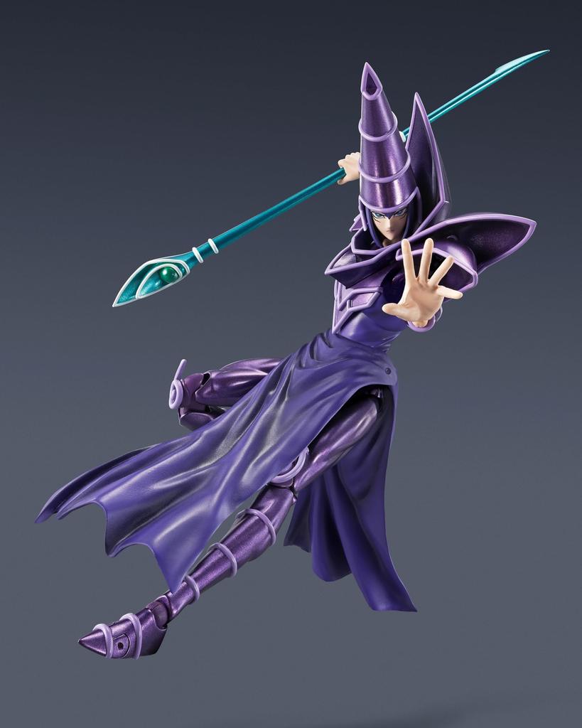 TAMASHII NATIONS MonsterArts Duel Monsters Black Magician 185mm PVC ABS painted action figure S.H. Yu-Gi-Oh! Approx. &