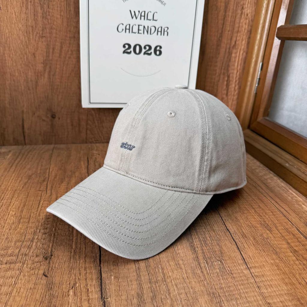 Simple Style New Washed Cap Exquisite Small Label Embroidery Soft Top Baseball Cap Daily Versatile Hat Tide
