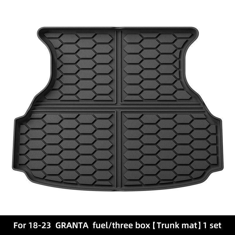 LADA Granta/Cross Floor & Trunk Mats (2018-2025), All-Weather TPE