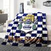 Name Custom Gimnasia De La Plata Print Flannel Blanket High Quality Warm Comfortable Cover for All Seasons Perfect for Gifts Home Decor