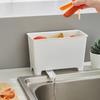 Kitchen Trash Can Sink Kitchen Waste Drain Box Pool Residue Filter Box Home Supplies Household Drain Storage Box Rack
