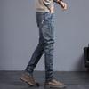 Neue Frühling Sommer Herren Jeans Vintage Blau Einfarbig Elastische Klassische Jeans Männer Schlank Mode Denim Hose Männlich 27-38