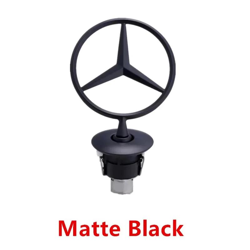 Autocolant Auto Fierbinte 1 buc Insignă Cromată Stea Capotă 44mm Emblema Logo Capotă Față Mașină Pentru Mercedes Benz Clasa C E S W204 W205 W211 W212